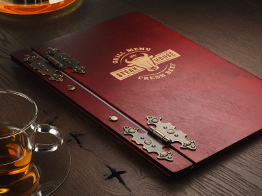 Logo trade promotional gifts image of: Menu cover 1862121