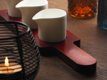 Logo trade advertising product photo of: Wooden 3 Shot Serving Board 1863121