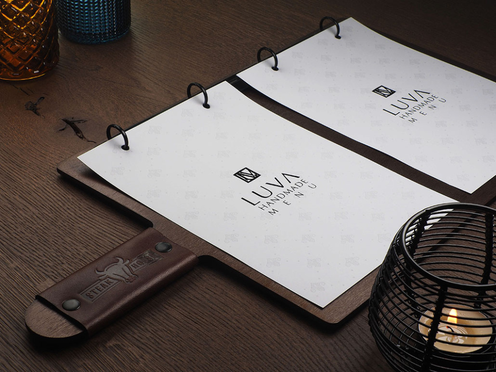 Logotrade promotional giveaway image of: Menu cover 1864121