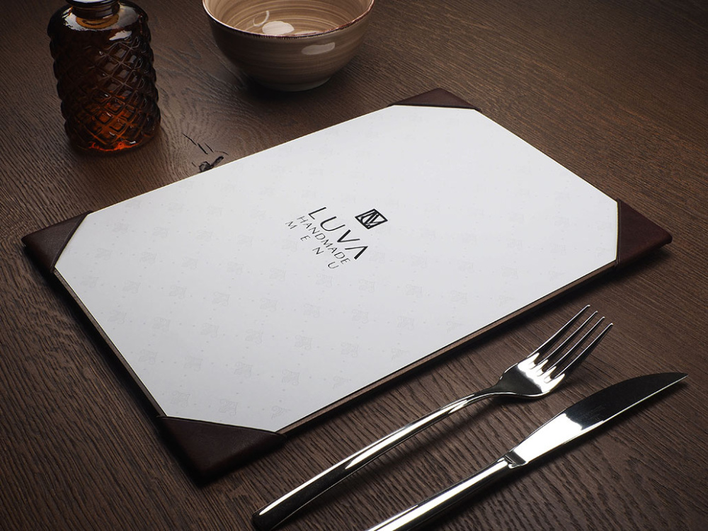 Logo trade promotional gifts image of: Menu pad 1869121
