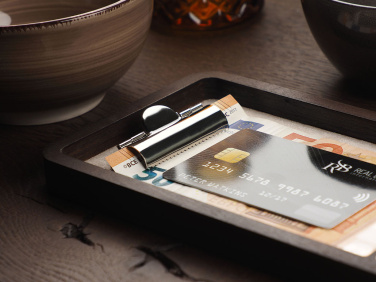 Logo trade business gift photo of: Bill holder 1873121