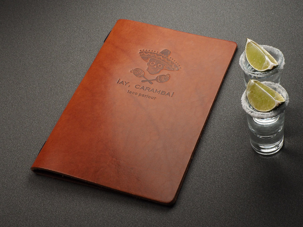 Logo trade promotional items picture of: Menu cover Ambiente 1181141