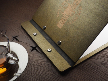 Logo trade promotional giveaways image of: Menu cover 1905121
