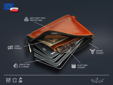Logo trade promotional gifts image of: Minimal wallet 1932141