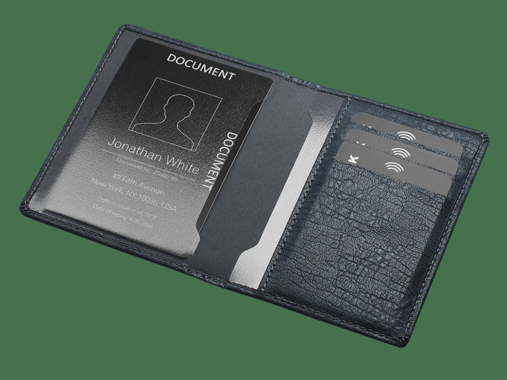 Logo trade promotional gifts image of: Document wallet 889328