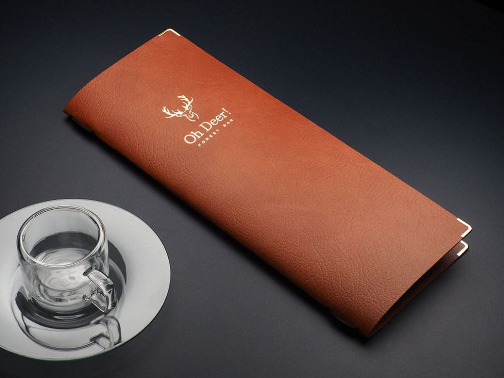 Logo trade corporate gifts picture of: Menu cover Ambiente 1947318