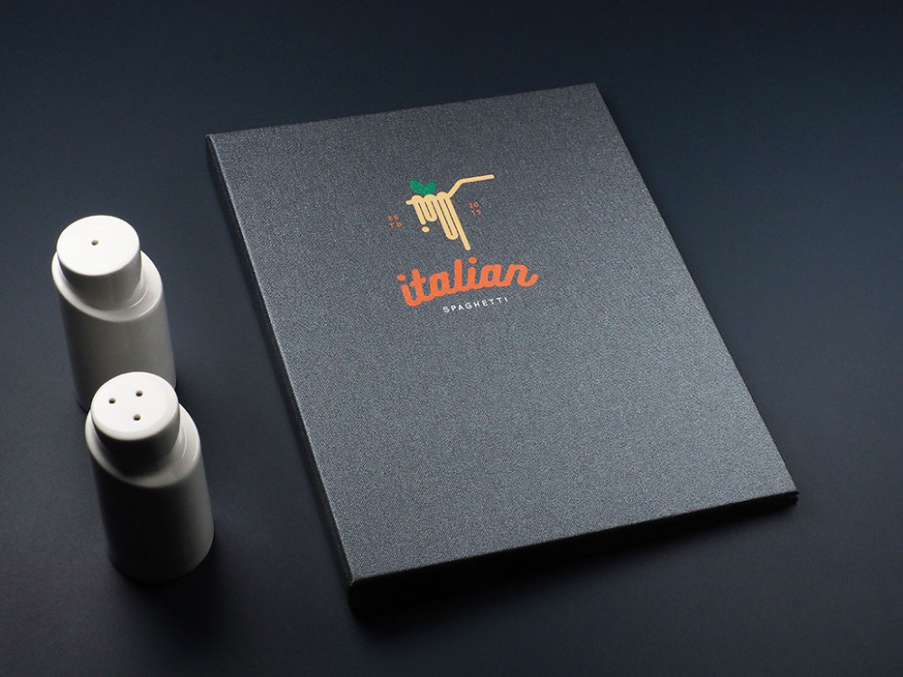 Logo trade promotional gifts picture of: Menu cover 1952280