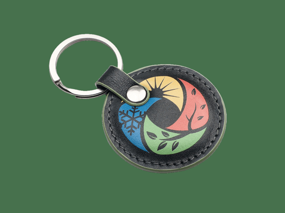 Logo trade promotional products image of: Keyring 2086131
