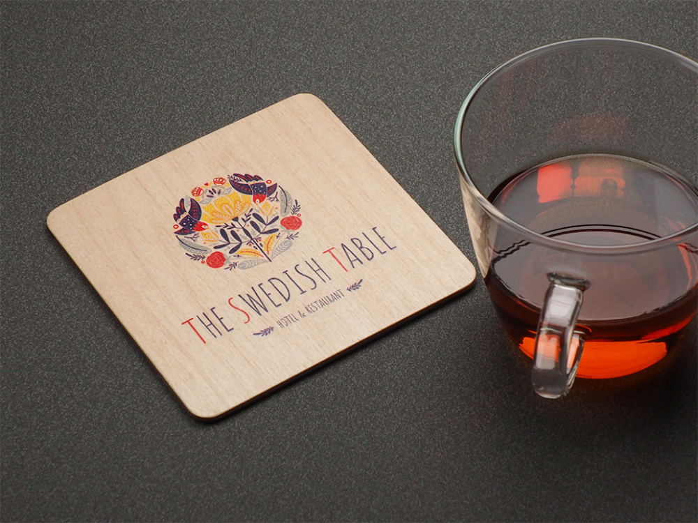 Logo trade promotional giveaways picture of: Coaster 1857121
