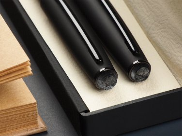 Logotrade promotional gift image of: Pen set with coal 2094036