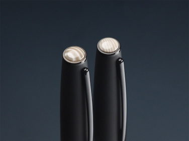 Logotrade promotional giveaway picture of: Striped Flint Pen set 1284036