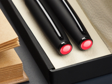 Logotrade promotional giveaways photo of: Coral stone Pen set 1285036