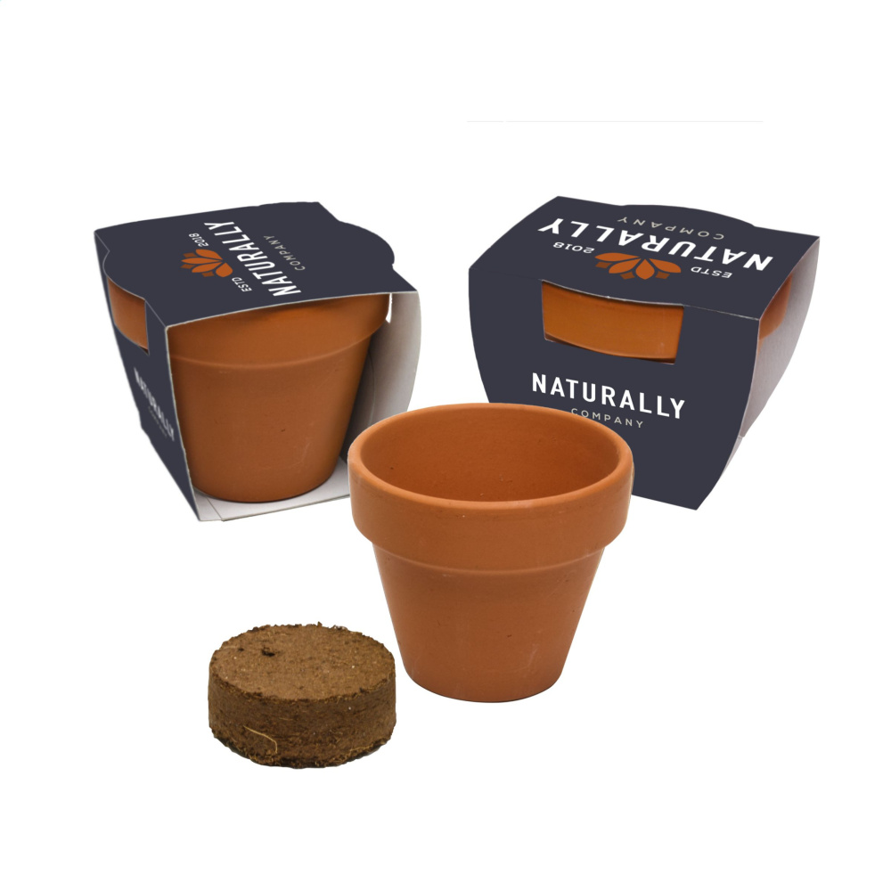 Logotrade business gift image of: Flowermix Terracotta flower seeds