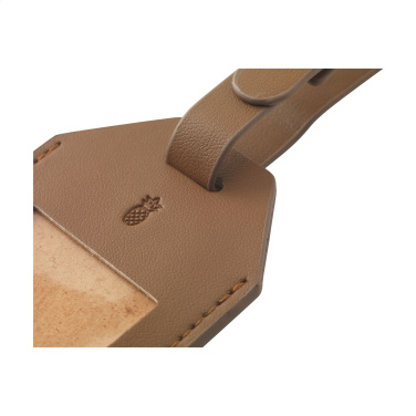 Logo trade promotional giveaways picture of: Vegan Pineapple Leather Luggage Tag
