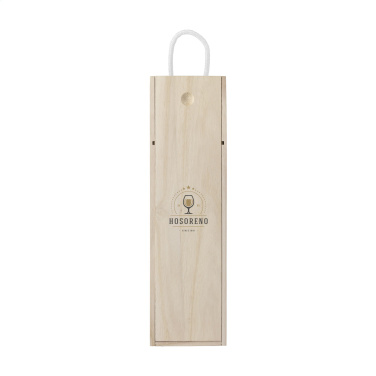 Logo trade promotional items picture of: WineWood wine box