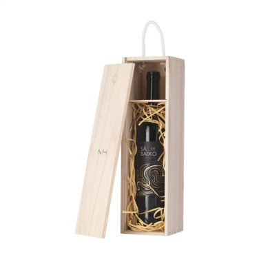 Logo trade business gift photo of: WineWood wine box