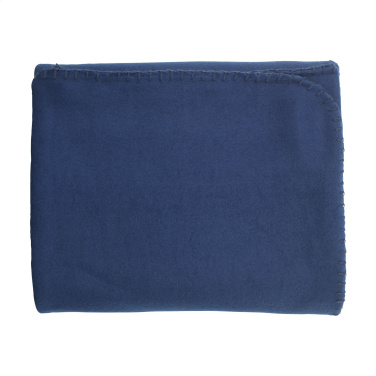 Logo trade business gifts image of: SuperSoft RPET (180 g/m²) fleece blanket