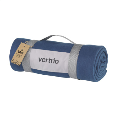 Logo trade corporate gifts picture of: SuperSoft RPET (180 g/m²) fleece blanket