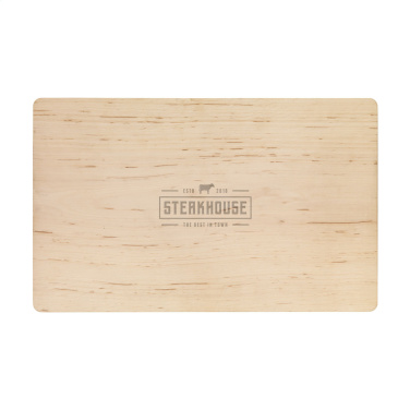 Logo trade corporate gifts picture of: Alder Wood Cutting Board