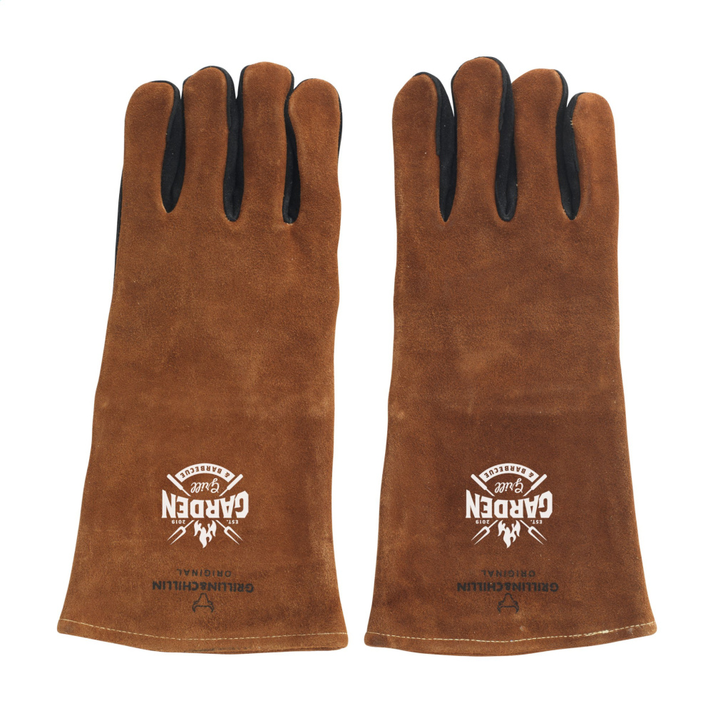 Logo trade business gift photo of: Gusta Grill BBQ Gloves