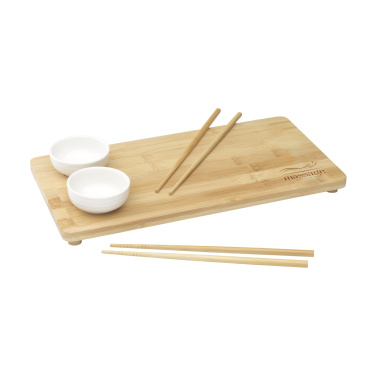 Logotrade advertising product image of: Temaki Bamboo Sushi Tray gift set