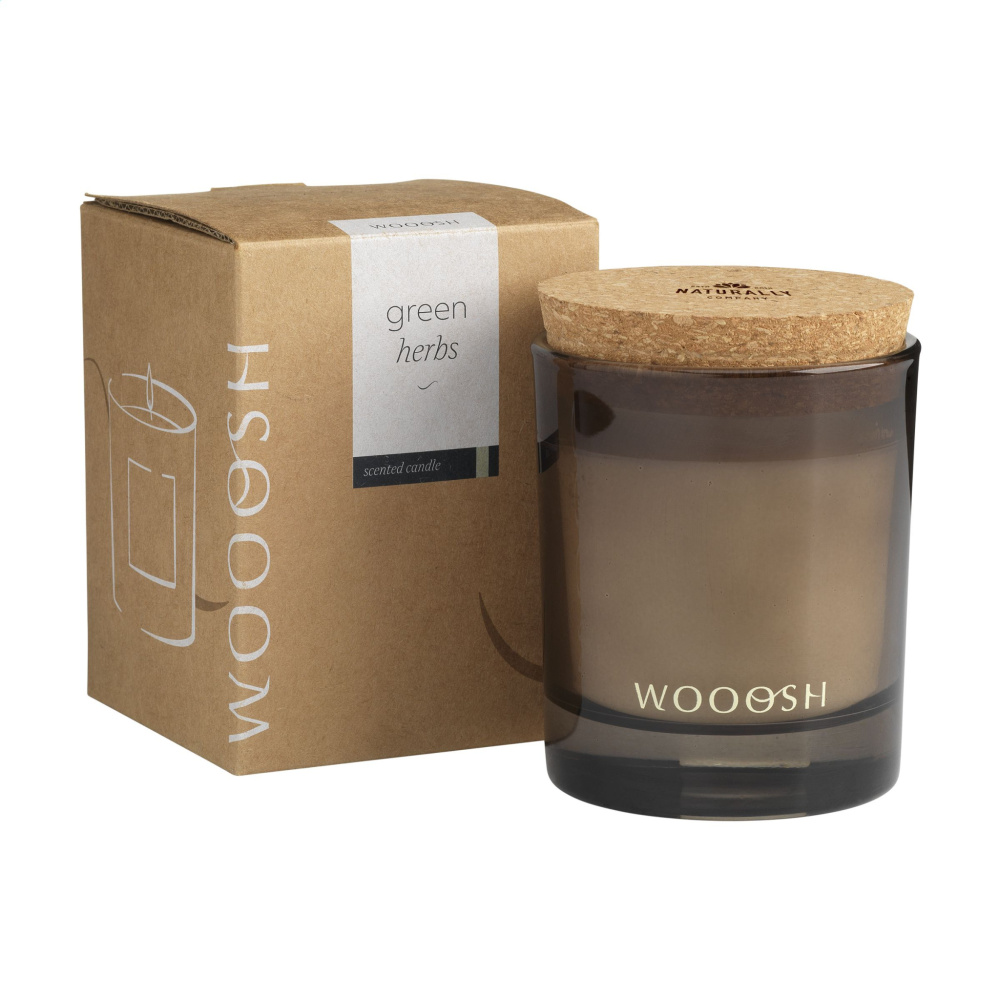 Logotrade promotional gifts photo of: Wooosh Scented Candle Green Herbs