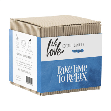 Logotrade promotional giveaway image of: We Love The Planet Coconut Candle