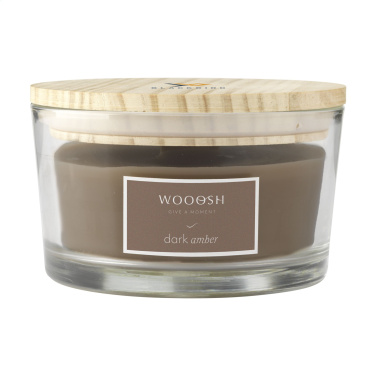 Logotrade advertising product image of: Wooosh Flame Scented Candle Dark Amber