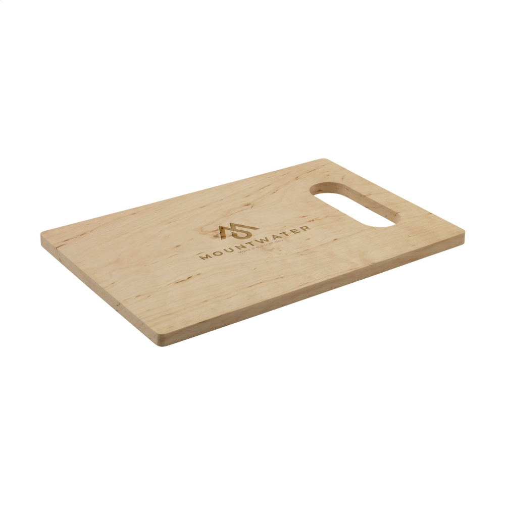 Logo trade promotional giveaway photo of: Alder Wood Chopping Board Open Grip