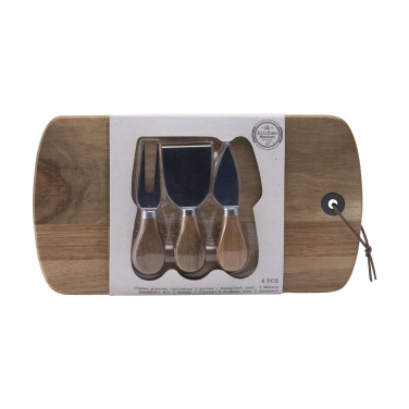 Logo trade promotional item photo of: Cheese Platter Set 4-pcs