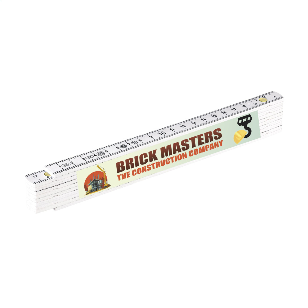 Logo trade advertising products picture of: Metric folding ruler