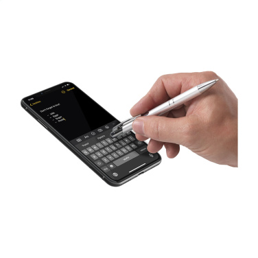 Logo trade promotional gifts image of: Ebony Touch stylus pen