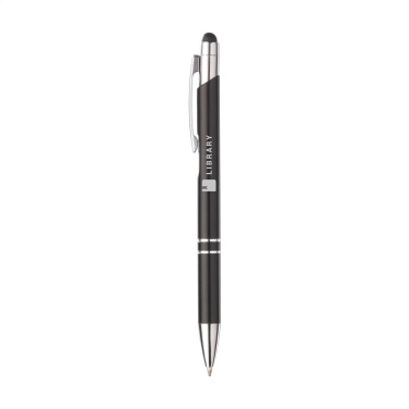 Logo trade promotional products image of: Ebony Touch stylus pen