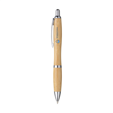 Logo trade promotional gifts image of: Athos Bamboo pen