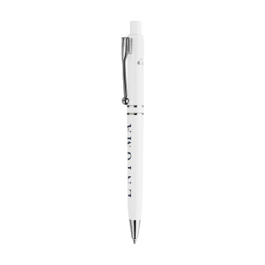 Logo trade business gifts image of: Stilolinea Raja Chrome Recycled pen