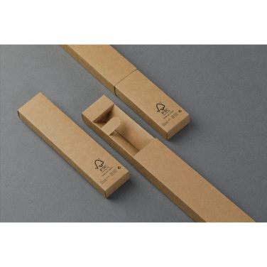 Logo trade corporate gifts picture of: Gift Box Kraft Paper gift packaging