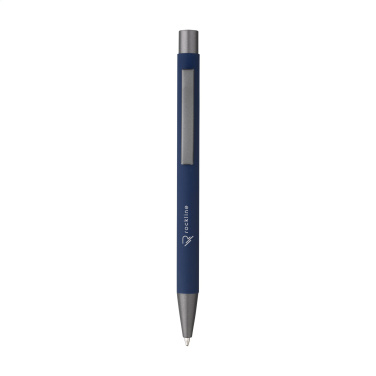 Logotrade promotional gift picture of: Brady Soft Touch Recycled Alu pens