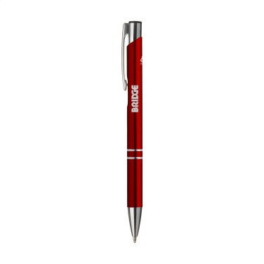 Logo trade promotional merchandise photo of: Ebony Recycled Alu pens
