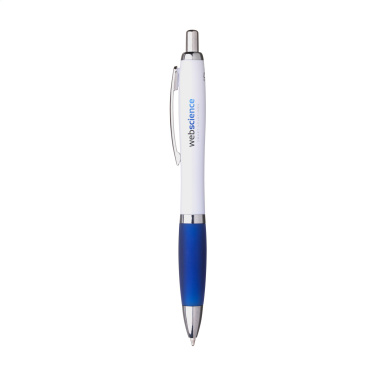 Logo trade promotional merchandise photo of: Athos Trans GRS Recycled ABS pen
