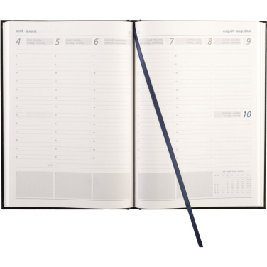 Logo trade corporate gifts picture of: Eurodirect Balacron diary A5 4-languages