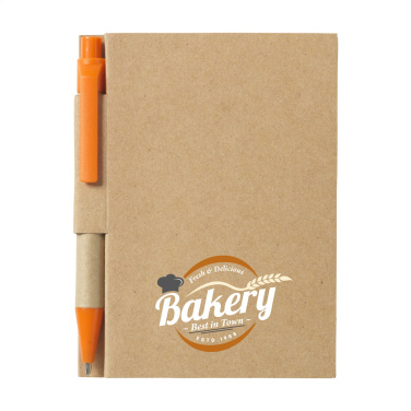 Logo trade business gift photo of: RecycleNote-S Paper notebook