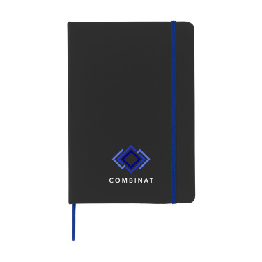 Logo trade promotional gifts picture of: BlackNote A5 Paper notebook