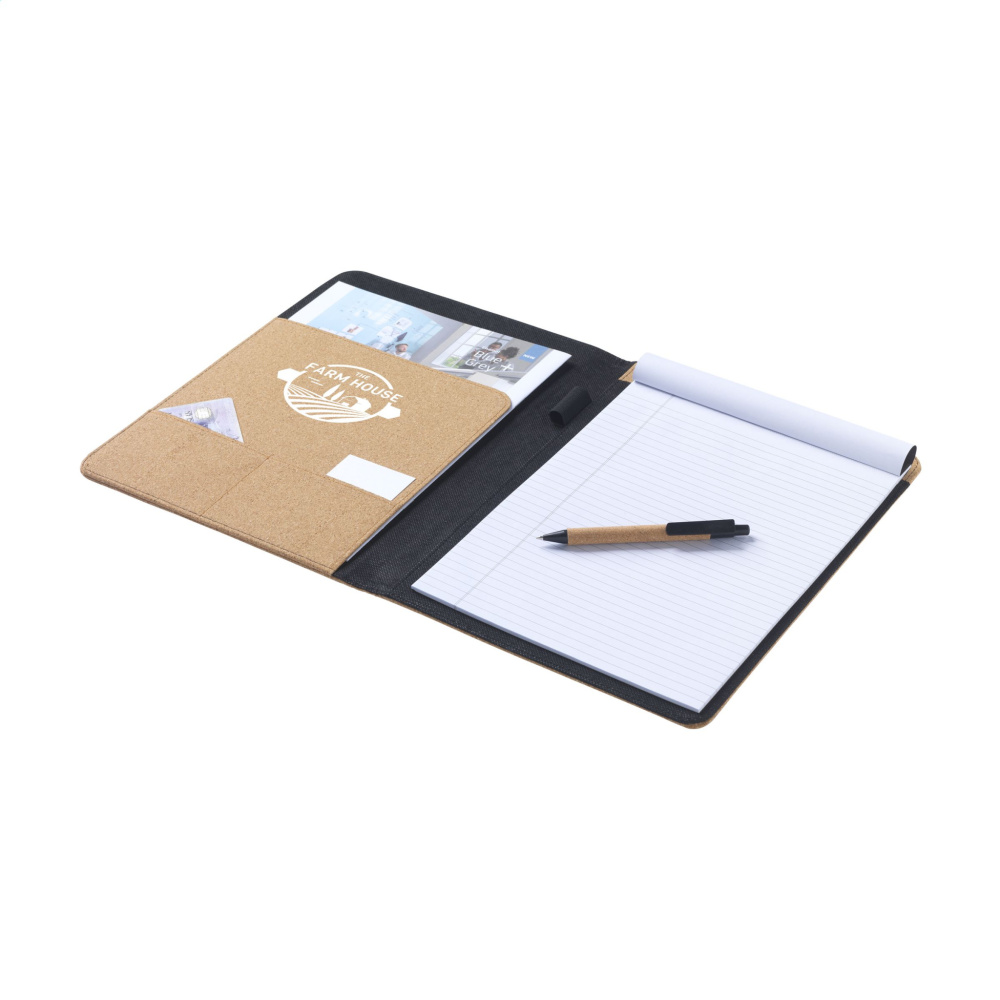 Logotrade promotional items photo of: Eco Conference Cork A4 document folder