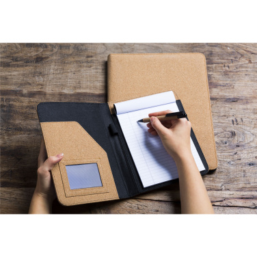 Logo trade promotional merchandise picture of: Eco Conference Cork A5 document folder
