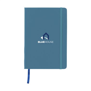 Logotrade promotional gift picture of: BudgetNote A5 Blanc Paper notebook