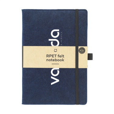 Logotrade promotional item picture of: Felty GRS RPET Paper Notebook A5