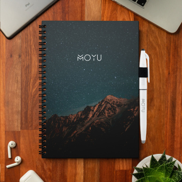 Logo trade promotional giveaways image of: MOYU Erasable Stone Paper Notebook Custom SoftCover