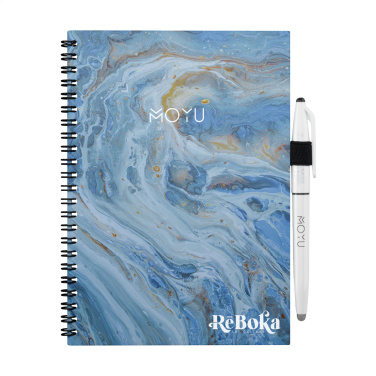 Logo trade promotional item photo of: MOYU Erasable Stone Paper Notebook Custom SoftCover