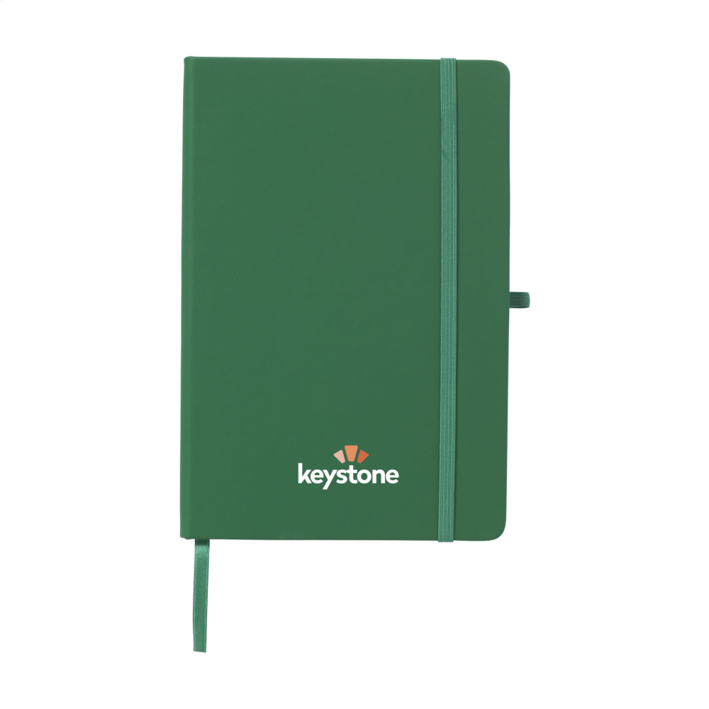 Logo trade promotional gifts picture of: Recycled GRS PU Paper Notebook A5