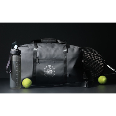 Logo trade promotional items image of: Lennon RCS Recycled PU Sports-/Travelbag